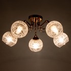 Люстра ГАЛЛОП "Лона" 5х60Вт Е27 золото 9364756