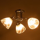 Люстра ГАЛЛОП "Завиток" 3х60Вт Е27 хром - фото 24425693