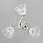 Люстра ГАЛЛОП "Завиток" 3х60Вт Е27 хром - фото 24425694