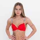 Бюстгальтер женский в коробке, цвет красный, размер 75B - фото 319165674