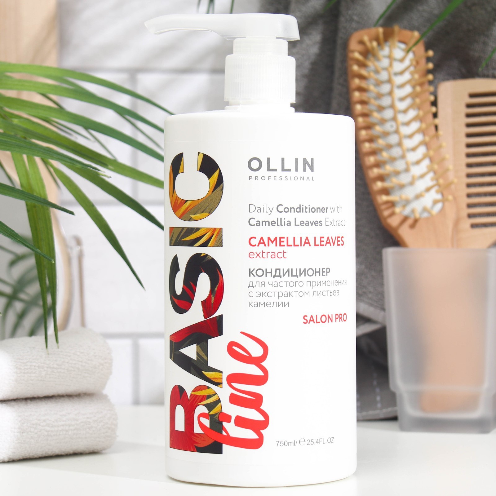 Кондиционер Ollin Professional для частого применения с экстрактом ...
