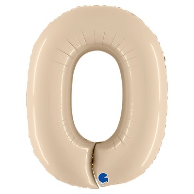 Воздушный шар фольгированный 40" «Цифра 0»