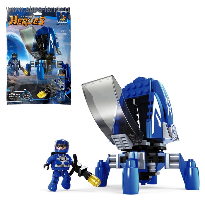 Конструктор Капитан «Космическая станция», 124 детали - Фото 1