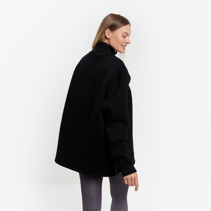 Толстовка женская НАЧЁС, цвет чёрный, размер ONE SIZE (42-46) 58644