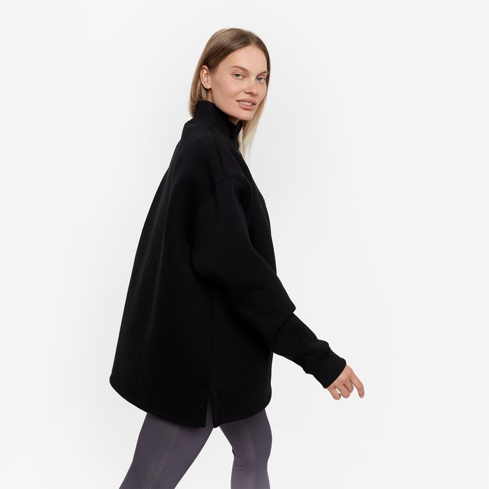 Толстовка женская НАЧЁС, цвет чёрный, размер ONE SIZE (42-46) 58644