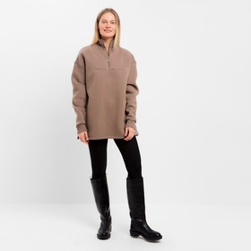 

Толстовка женская НАЧЁС, цвет светло-коричневый, размер ONE SIZE (42-46)