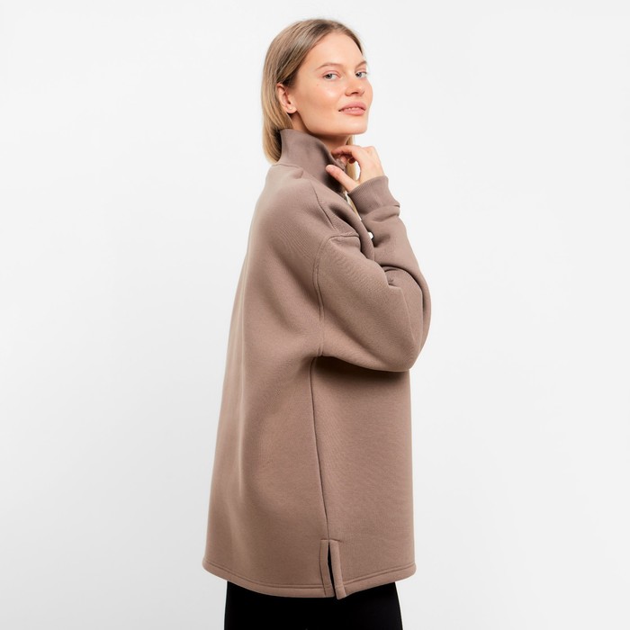 Толстовка женская НАЧЁС, цвет светло-коричневый, размер ONE SIZE (42-46) 58645
