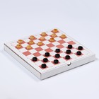 Настольная игра 3 в 1: шахматы, шашки, нарды, деревянные фигуры, доска 29.5 х 29.5 см - фото 6755405