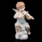 Сувенир керамика "Ангелочек на облачке играет на скрипке" 7х7х14,5 см - Фото 1