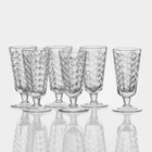 Набор рюмок, 40 мл, 6 шт., хрусталь, прозрачный - Фото 1