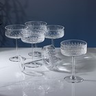 Набор бокалов хрустальных для шампанского, 260 мл, 6 шт - фото 4366619