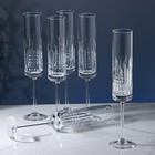 Набор бокалов хрустальных для шампанского, 120 мл, 6 шт - Фото 2