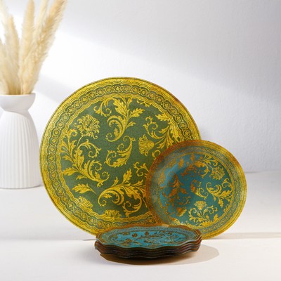 Набор столовый, 7 предметов: d=30 см - 1 шт., d=18 см - 6 шт.