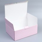 Коробка подарочная сборная, упаковка, «8 марта», 30 х 23 х 12 см - Фото 6