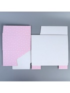 Коробка подарочная сборная, упаковка, «8 марта», 30 х 23 х 12 см 9227579 - фото 16674484