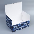 Коробка подарочная сборная, упаковка, «Милитари», 30 х 23 х 12 см - Фото 6