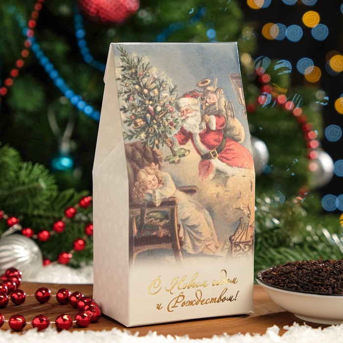 Чай чёрный "Рождественские подарки" с чабрецом , 50 г - Фото 1