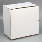 Коробка для торта с окном, кондитерская упаковка «Белая» 29,5 х 29,5 х 19 см - Фото 3