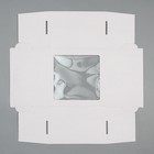 Коробка для торта с окном, кондитерская упаковка «Белая» 29,5 х 29,5 х 19 см - Фото 6