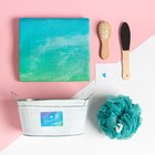 Набор подарочный «Этель» Beauty, 5 предметов, полотенце, мочалка, открытка - Фото 2