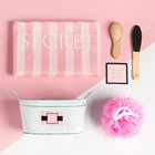 Набор подарочный «Этель» Your secret, 5 предметов, полотенце, мочалка, открытка - Фото 2