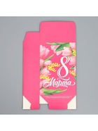 Коробка подарочная складная, упаковка, «С 8 марта», 16 х 23 х 7.5 см - Фото 6