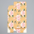 Коробка подарочная складная, упаковка, «Цветы», 16 х 23 х 7.5 см - фото 24550162