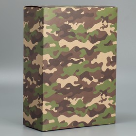 Коробка складная «Хаки», 22 × 30 × 10 см