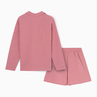 Пижама женская (рубашка и шорты) KAFTAN "Basic" р.44-46, розовый - Фото 10