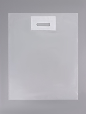 Пакет полиэтиленовый с вырубной ручкой, прозрачный 40-50 См, 60 мкм (комплект 50 шт)