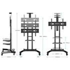 Стойка для ТВ ONKRON TS1881, напольная, 50"-86", 90,9 кг, чёрная - фото 51434793 Стойка для ТВ ONKRON TS1881, напольная, 50"-86", 90,9 кг, чёрная - фото 51434793