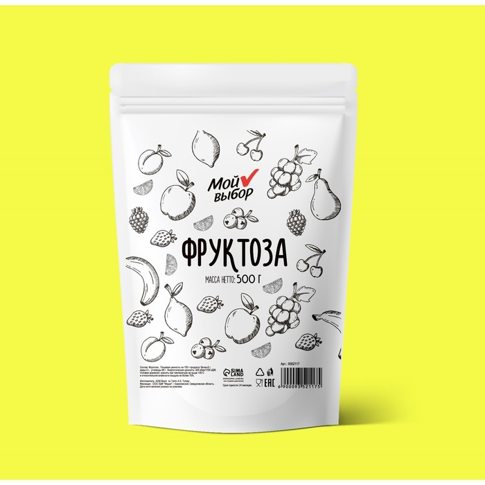 Фруктоза "Мой выбор", 500 гр. - Фото 1