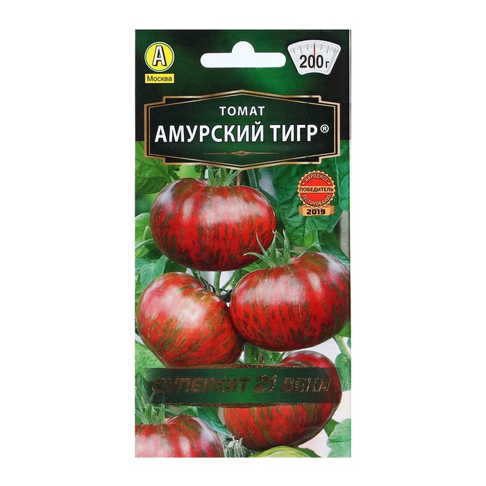 Семена Томат "Амурский тигр", индетерминантный,высокорослый, 20 шт - Фото 1