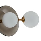 Светильник потолочный Indigo, 11020/6C Brass. 6х40Вт, G9, 680х680х250 мм, цвет матовый белый - Фото 3