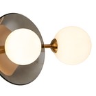 Светильник потолочный Indigo, 11020/6C Brass. 6х40Вт, G9, 680х680х250 мм, цвет матовый белый - Фото 4