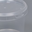 Банка круглая ПП "Бочка", 365 мл (комплект 5 шт) - фото 38707825