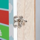 Ключница дерево 6 крючков "Яркий домик" 25х20х6,5 см - фото 21916619