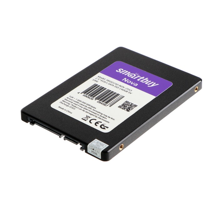 Накопитель SSD Smartbuy Nova, SATA III, 120 Гб, 2.5", TLC - фото 51306378