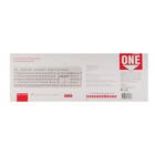 Клавиатура Smartbuy ONE 210, проводная, мембранная, 104 клавиши, USB, белая - Фото 6