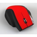 Мышь Smartbuy 613AG, беспроводная, оптическая, 2000 dpi, 2xAA , USB, красная - фото 18303412