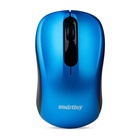 Мышь Smartbuy ONE 378, беспроводная, оптическая, 1600 dpi, 2xAA , USB, синяя - Фото 1