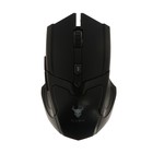 Мышь Smartbuy RUSH Dark, игровая, беспроводная, 1600 dpi, 2хААА, USB, подсветка, чёрная - Фото 3