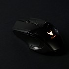 Мышь Smartbuy RUSH Dark, игровая, беспроводная, 1600 dpi, 2хААА, USB, подсветка, чёрная - фото 8977651