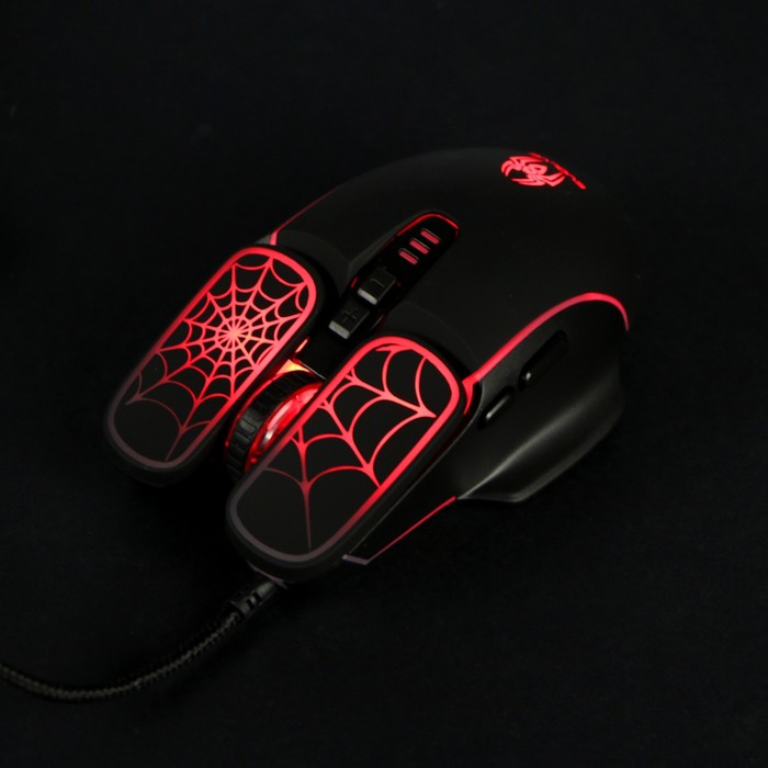 Мышь Smartbuy RUSH Evolve, игровая, проводная, 4800 dpi, USB, подсветка, чёрная - фото 51306447