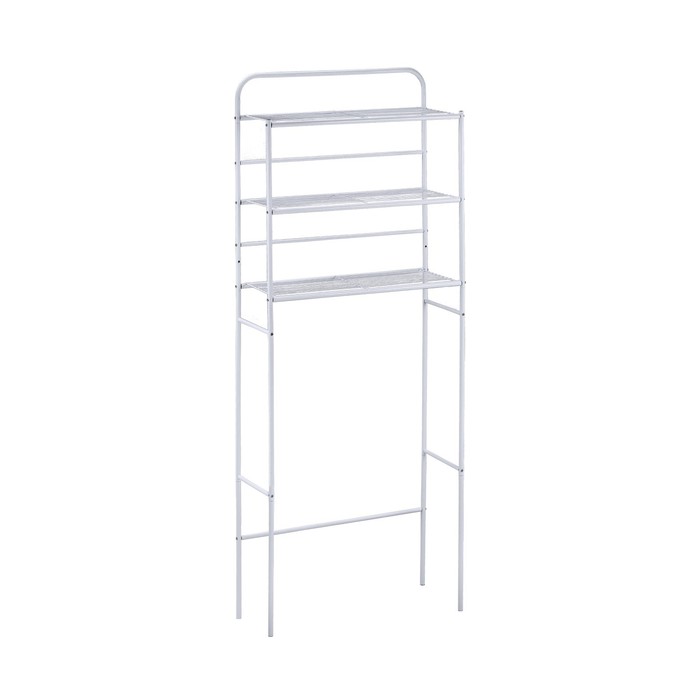 Стеллаж напольный UniStor ICEBERG, 3-х ярусный для ванной комнаты и туалета - Фото 1