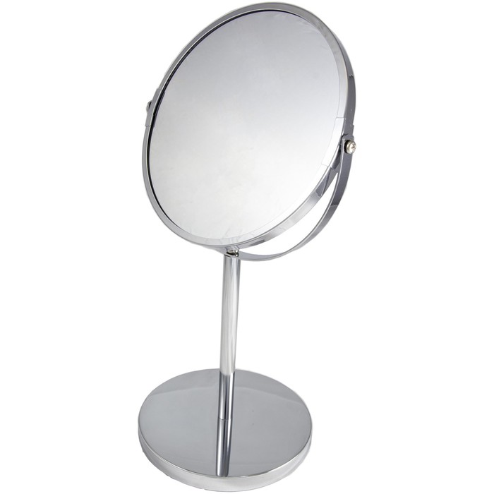 Зеркало настольное косметическое для макияжа UniStor SMILE, для ванной диаметром 17 см - Фото 1