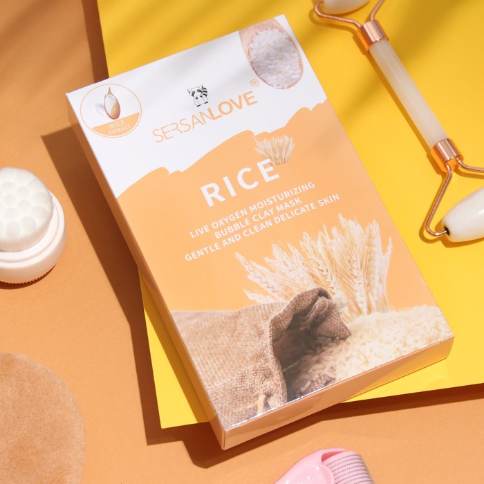 Кислородная пузырьковая маска для лица «Японский рис» 110 г 32079