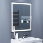 Зеркало Uperwood Tanos, 70×80 см, LED подсветка, сенсорный выключатель, антизапотевание - Фото 2