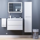 Зеркало Uperwood Tanos, 80×80 см, LED подсветка, сенсорный выключатель, антизапотевание - Фото 3