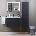 Зеркало Uperwood Tanos, 80×80 см, LED подсветка, сенсорный выключатель, антизапотевание - Фото 4